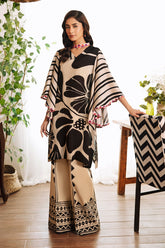 2-Pc Printed Raw-Silk Shirt with Trouser CPM-3-233